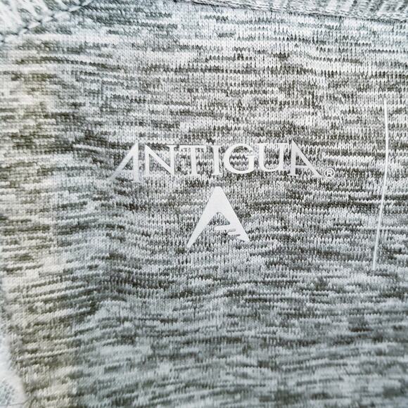 Antigua Gray Golf Performance Men’s Element Vest 1/4 Zipper Front Size XL - Picture 6 of 10